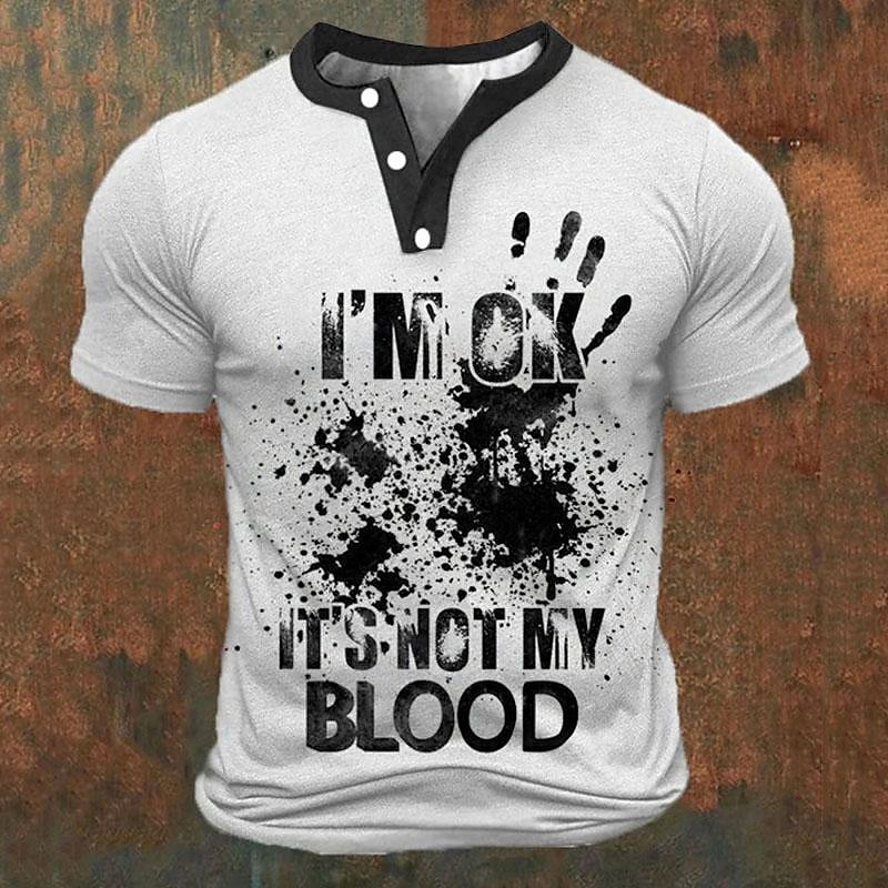 Lustige 3D-Buchstaben-Print He – Men'S Fashion Clothing Bewertung und Preis