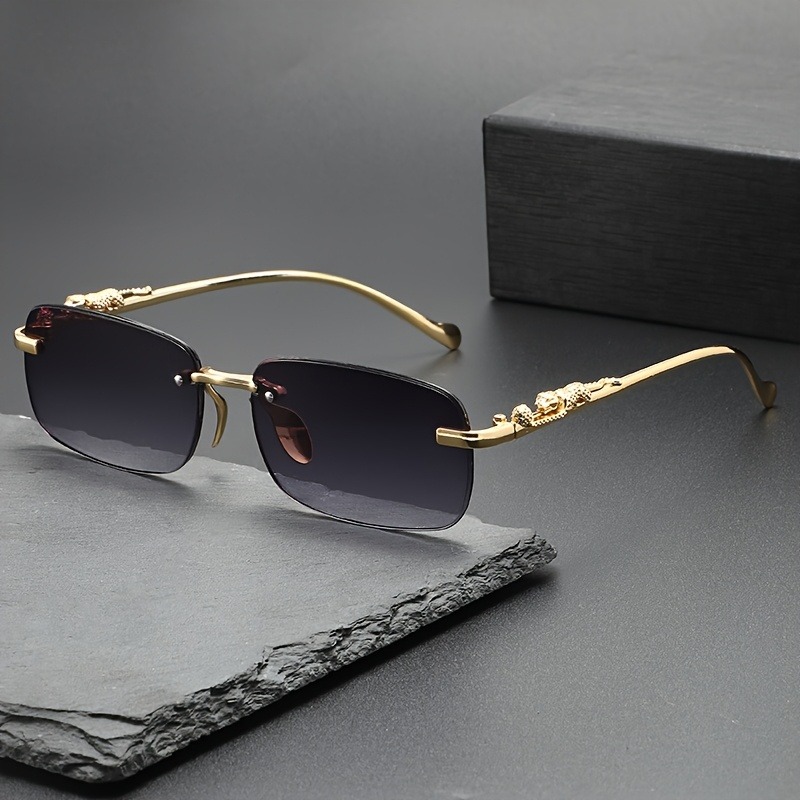Modische Randlose Metall-Sonne – Men'S Fashion Glasses Bewertung und Preis