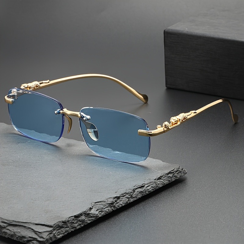 Modische Randlose Metall-Sonne – Men'S Fashion Glasses Bewertung und Preis