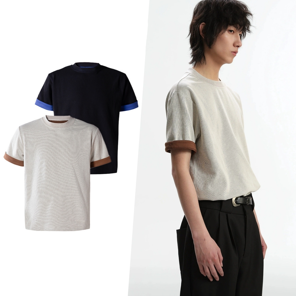 Kurzarm-T-Shirt für Herren, Ru – Men'S Fashion Reviews Bewertung und Preis
