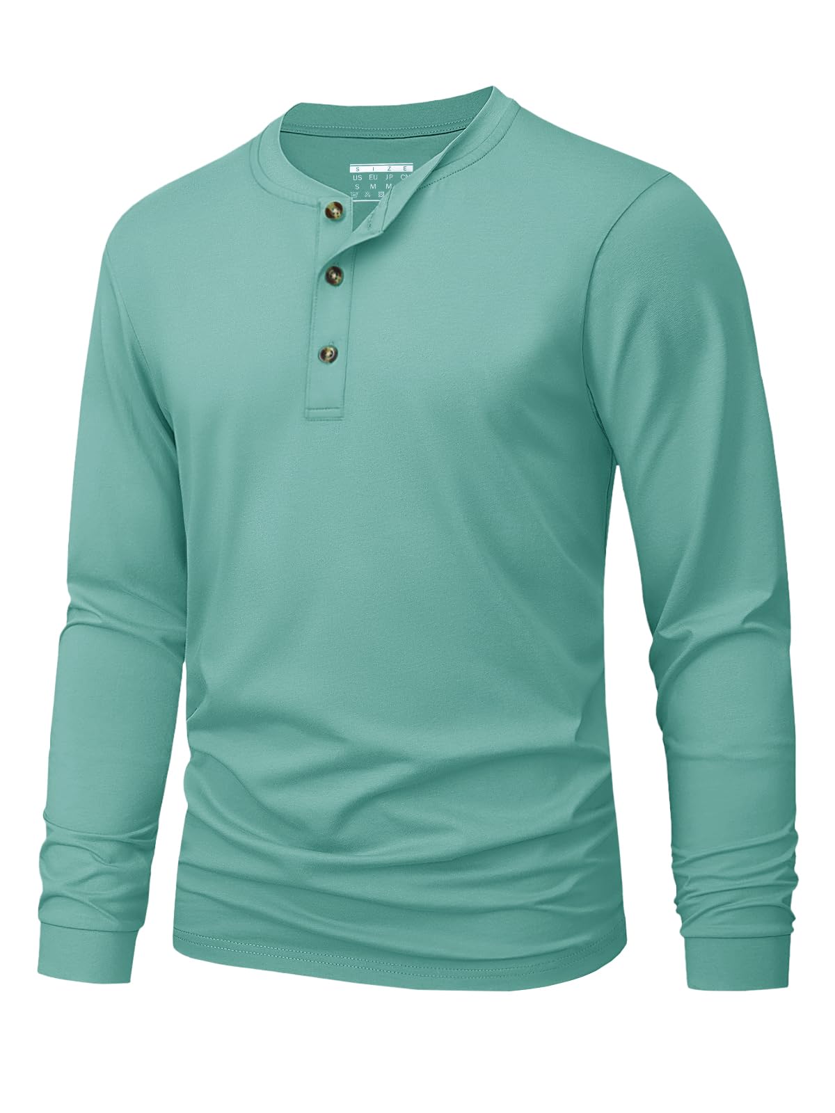Herren-Henley-T-Shirt, schlich – Men'S Fashion Clothing Bewertung und Preis